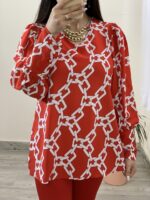 شومیز یقه کارتیر -کد 889 - Image 6