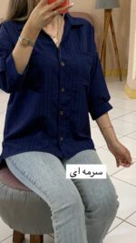 شومیزدوجیب صوفیا راه راه_کد965 - Image 7