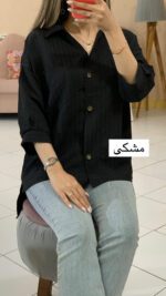 شومیزدوجیب صوفیا راه راه_کد965 - Image 3