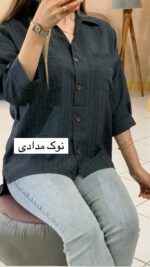 شومیزدوجیب صوفیا راه راه_کد965 - Image 2