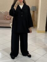 ست مانتوشلواریقه شکاری_کد962 - Image 6