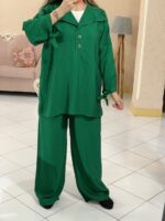 ست مانتوشلواریقه شکاری_کد962 - Image 4