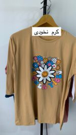 تیشرت لانگ گل_کد1000 - Image 5