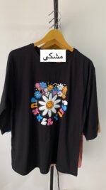تیشرت لانگ گل_کد1000 - Image 6