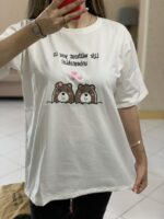 تیشرت باکسی خانم وآقای خرسی_کد1001 - Image 9