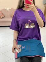 تیشرت باکسی خانم وآقای خرسی_کد1001 - Image 5
