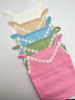 کراپ بندی یقه گیپورطرح گل_کد1016