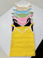 کراپ بندی یقه گیپورطرح گل_کد1016 - Image 5