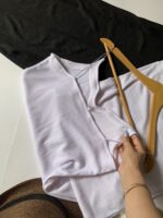 پیراهن ماکسی یقه دلبری بندماکارون_کد1017 - Image 3