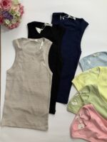 تاپ بیسیک یقه گرد_کد1021 - Image 4