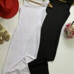 پیراهن ماکسی مرواریدی_کد1021