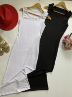 پیراهن ماکسی مرواریدی_کد1021