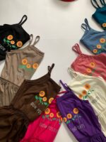 پیراهن بندی طرح آفتابگردن_کد1028 - Image 2