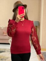 بلوز آستین گیپور_کد1034 - Image 4