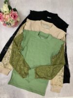 بلوز آستین گیپور_کد1034 - Image 7