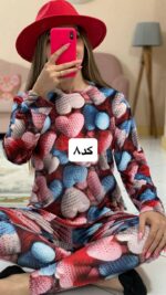 ست بلوز شلوارمخمل سه بعدی_کد848 - Image 14