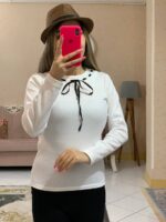 بلوزیقه روبان پاپیونی_کد1041 - Image 2