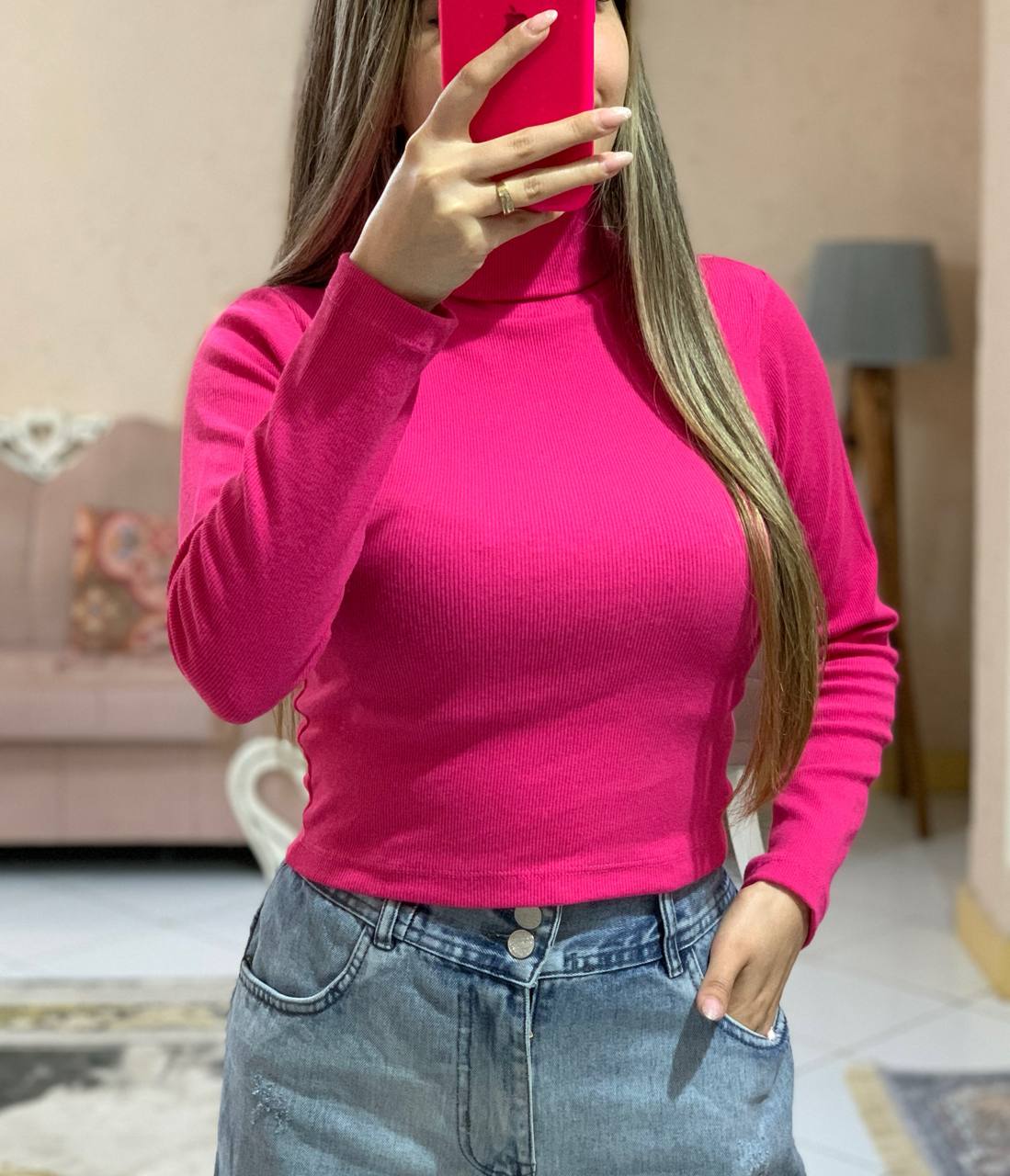 -5769339203064892248_121 کراپ آستین بلند یقه اسکی_کد1060 - Image 1