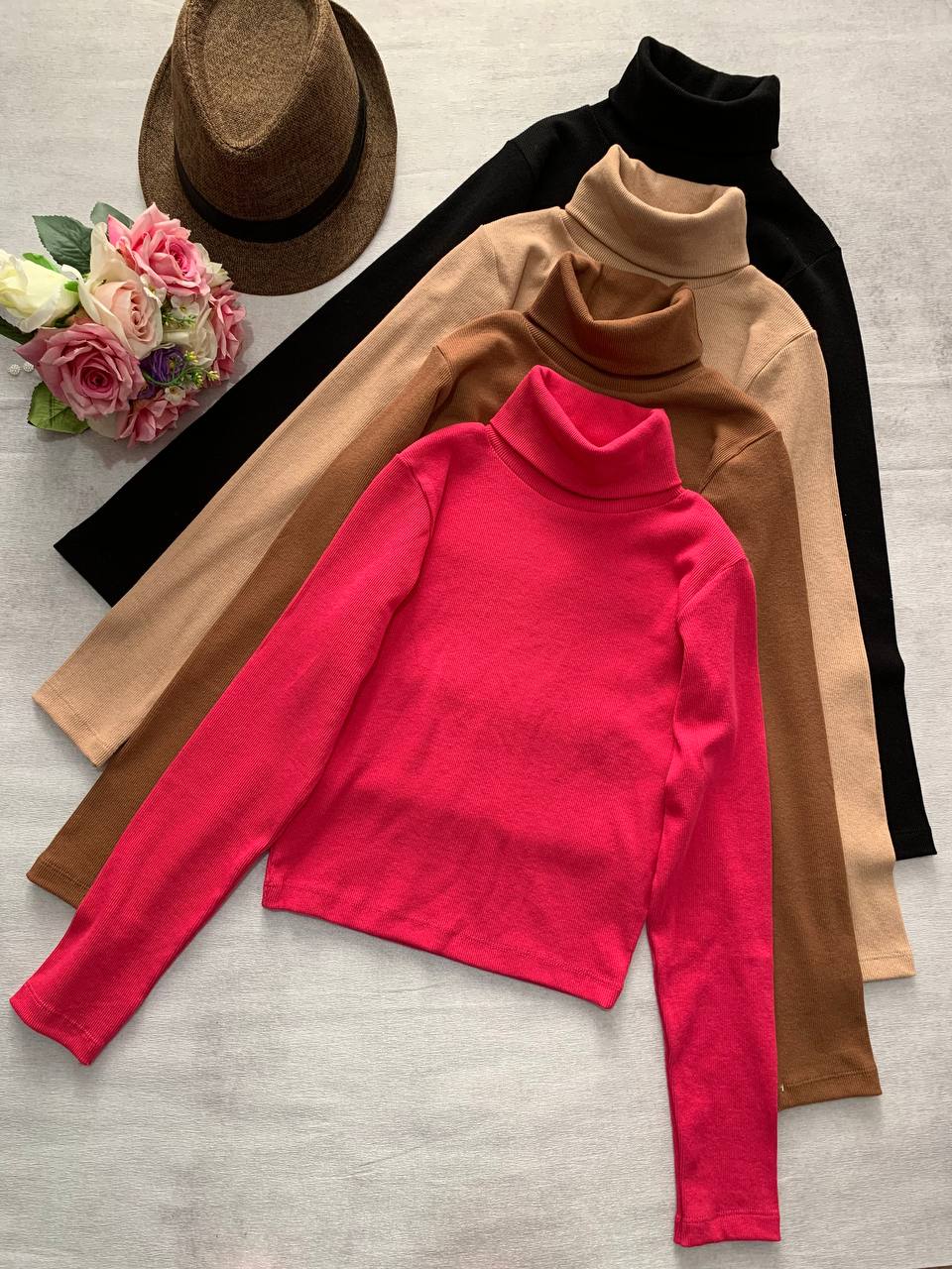 -5769339203064892252_121 کراپ آستین بلند یقه اسکی_کد1060 - Image 3