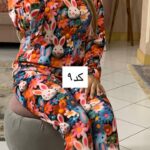 ست بلوز شلوارمخمل سه بعدی_کد848