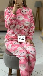 ست بلوز شلوارمخمل سه بعدی_کد848 - Image 9