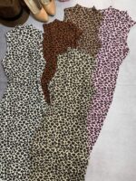 پیراهن حلقه ای یقه ایستاده پلنگی_کد1048 - Image 5