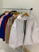 سویشرت کلاه دارقواره دارساده_1049 - Image 4