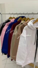 سویشرت کلاه دارقواره دارساده_1049 - Image 5