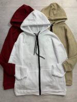 سویشرت کلاه دارقواره دارساده_1049 - Image 10