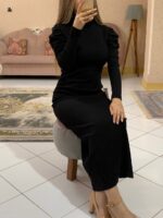 پیراهن ماکسی آستین عروسکی_کد1050 - Image 4