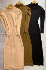 پیراهن ماکسی آستین عروسکی_کد1050 - Image 7