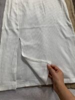 پیراهن بندی چاکدارپنبه کرکره ای_کد1057 - Image 5