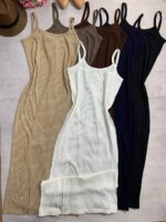 پیراهن بندی چاکدارپنبه کرکره ای_کد1057 - Image 4