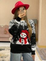 بافت آدم برفی_کد1061 - Image 2