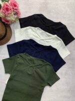 تیشرت یقه ضربدری_کد۱۰۶۵