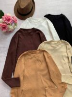 بلوز آستین بلند ساده _کد1067 - Image 7