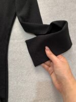 ماکسی یقه اسکی مشکی-کد1069 - Image 4