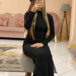 ماکسی یقه ایستاده مشکی-کد1070