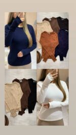 بلوز فینگرداریقه گرد_کد1075