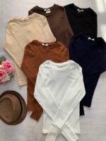 بلوز فینگرداریقه گرد_کد1075 - Image 5