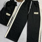 شلواربگ مشکی بغل نوارسفید_کد1081