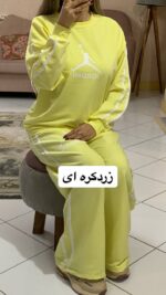 ست بلوز استین بلند وشلوارجردن_کد1087 - Image 2