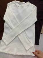 بلوز یقه گرد پنبه کرکره_کد1093 - Image 7