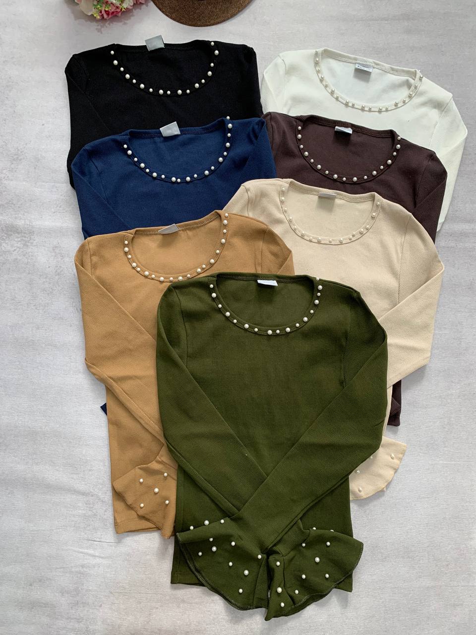 -5969696352226708467_121 بلوزمرواریدی _کد1097 - Image 1