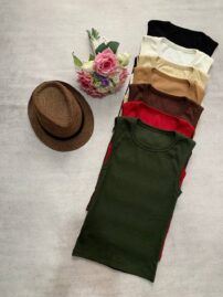 تاپ بیسیک یقه گردساده_کد1099