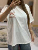 تیشرت باکسی گلدوزی پاپیون_کد1105 - Image 4