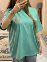 تیشرت باکسی گلدوزی پاپیون_کد1105 - Image 5