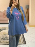 تیشرت لانگ پاپیون_کد1115 - Image 6