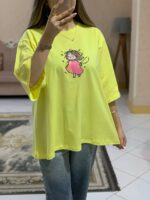 تیشرت باکسی قواردار فرشته_کد1120 - Image 7