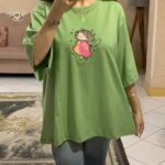 تیشرت باکسی قواردار فرشته_کد1120